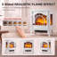 HOMCOM 55 cm W White Electric Stove