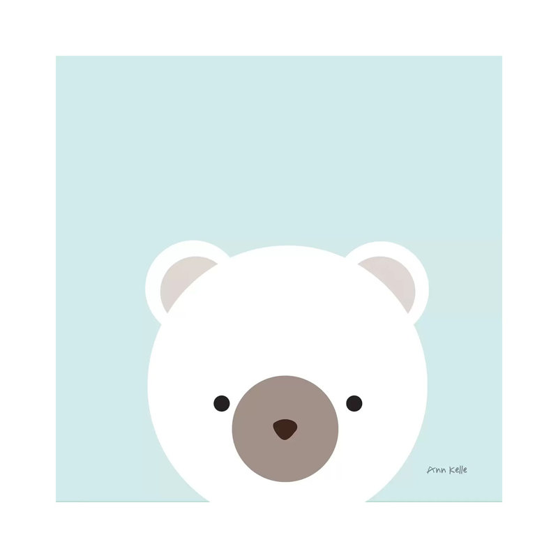 Cuddly Bear by Ann Kelle - Wrapped Canvas Gallery-Wrapped Canvas Giclée, 30.48 cm H x 30.48 cm W