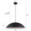 Luminaire suspendu 1 lumière Kensaku-1259229268