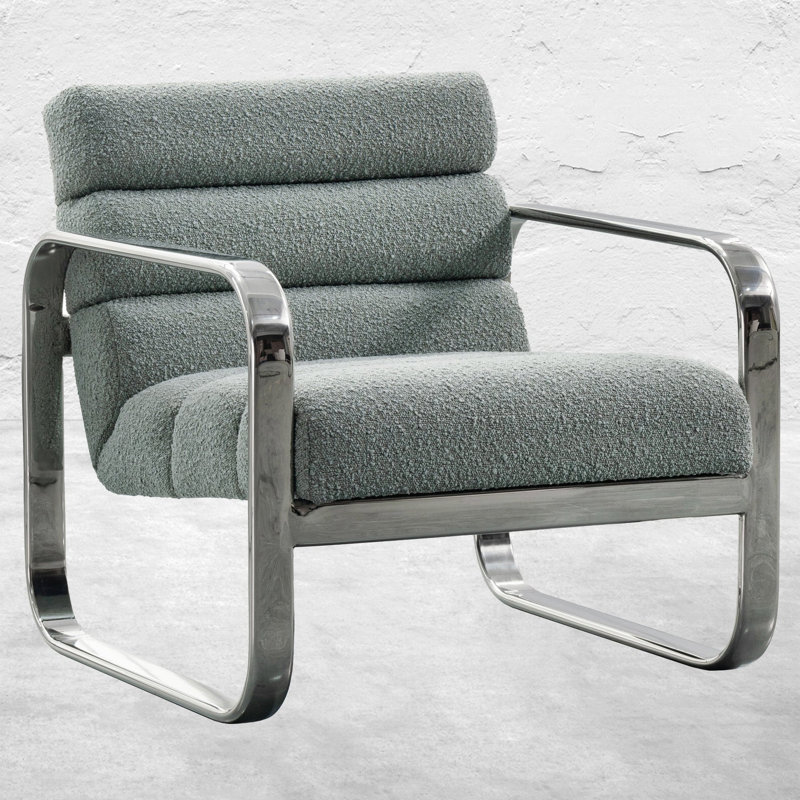 Chaise d'appoint Greyhound, Mélange de polyester crème