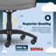 Grand et grand fauteuil de bureau Serta Comfort-98967766