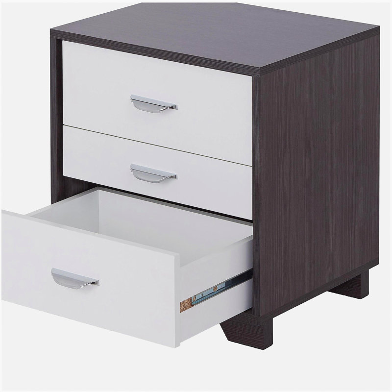 3 Rectangular Accent Table In White And Black, Suiting Different Rooms' Needs Spaces