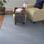 Tapis gris / turquoise en laine tissé à la main Dolma-22223259
