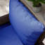 4 coussins d'extérieur bleu marine pour chaises de patio, siège et coussin de jardin à assise relaxante, 4, option confortable