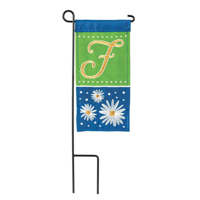 Mini Flag Daisy Monogram 4x8.5