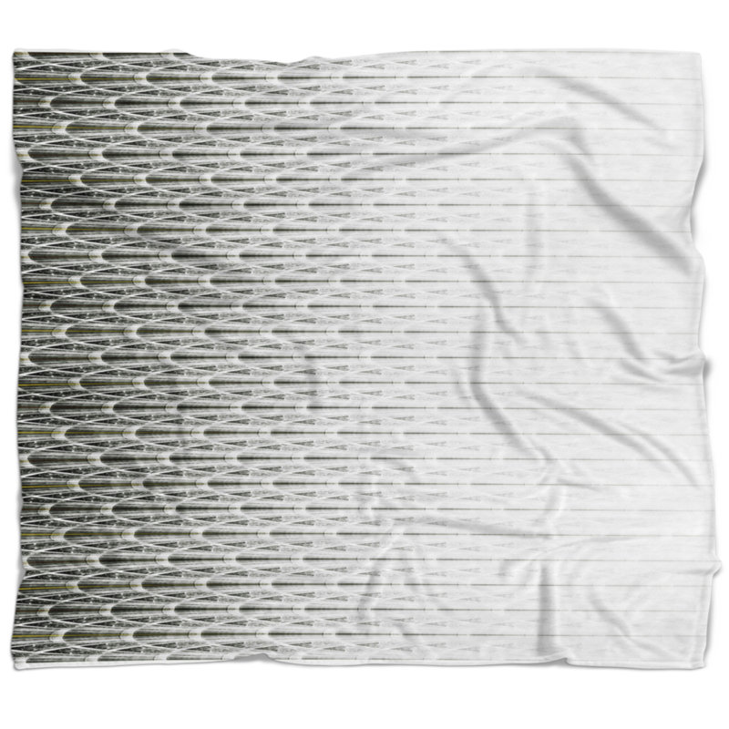 Couverture symétrique , L 59 po x L 71 po, gris