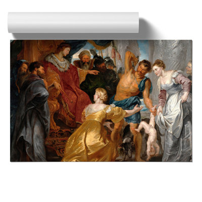 The First Book Of Kings In The Bible by Peter Paul Rubens - No Frame Painting