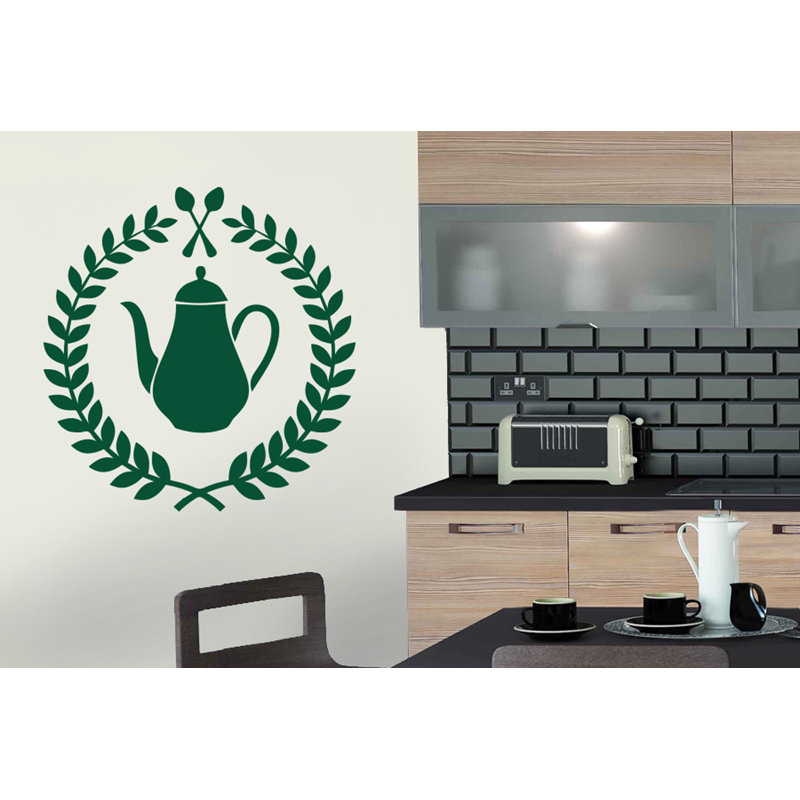 Food & Beverage Wall Decal, Medium, Dark Green