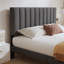Base de lit tapissier moderne et simple, base de matelas avec lattes en bois, sans sommier requis pour un soutien solide-832182998-832183019