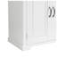 White Bathroom Storage Cabinet with Doors and Drawer - Adjustable Shelf, Multiple Storage Space for Bathroom, Kitchen & Office Organization