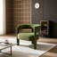 Fauteuil d'appoint rembourré en velours-129100765