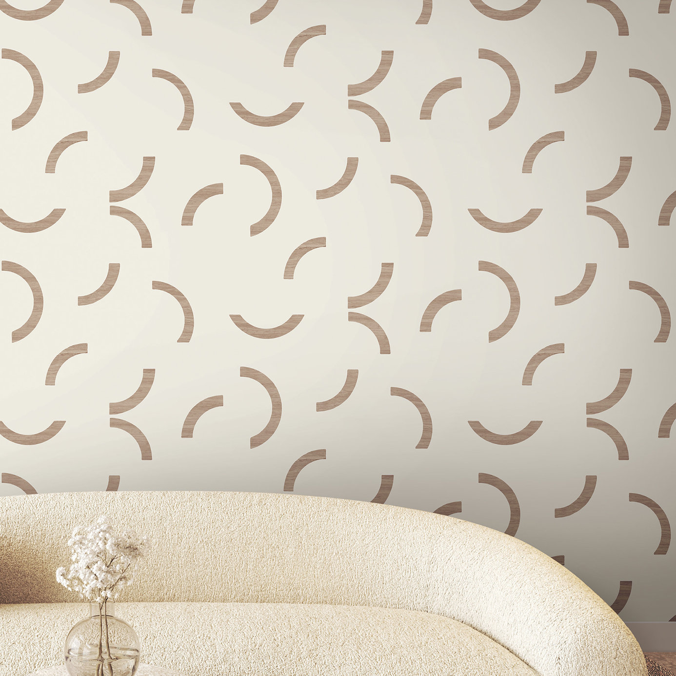 Grabiel Wallpaper Double Roll, Clay
