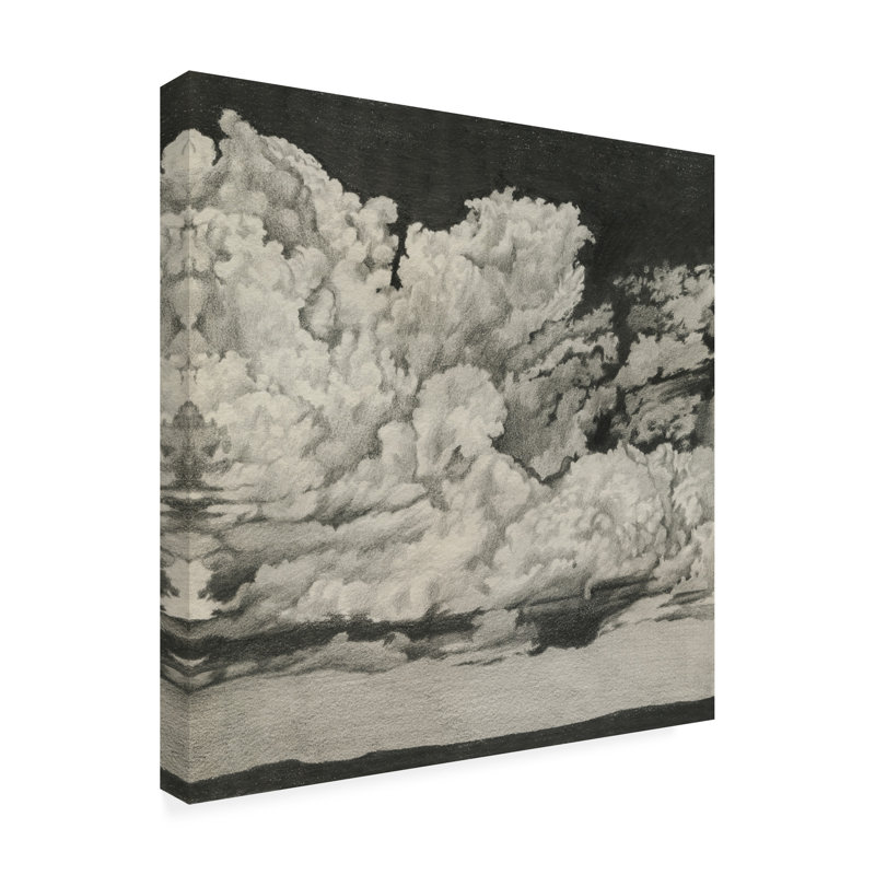 «Clouds On Fire II» sur, H 18 po x l 18 po