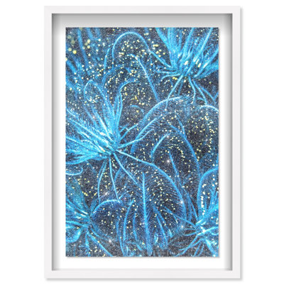 Neon Garden Print by Oliver Gal