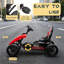 Kart à pédales en polypropylène bien conçu avec roues amortissantes pour l'aventure en plein air