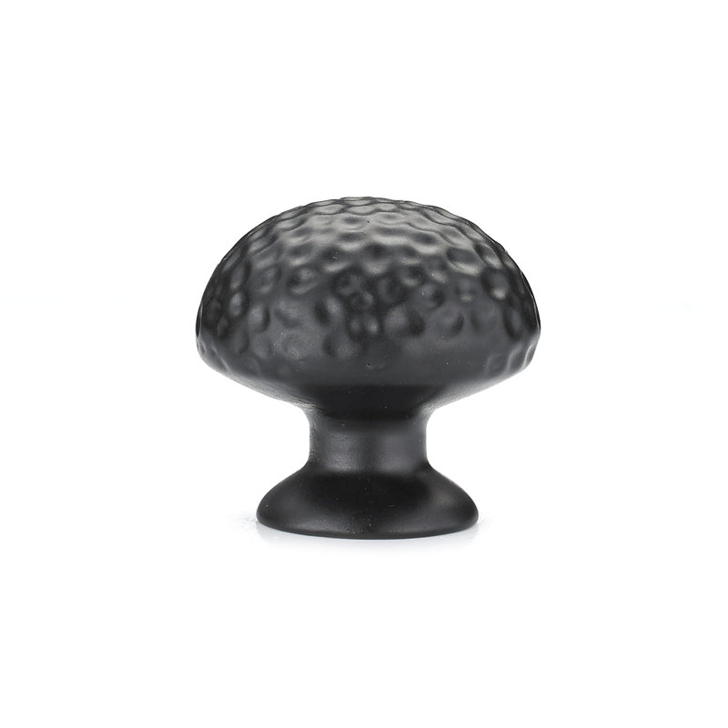 Expression 1 5/16" Diameter Mushroom Knob, Matte Black