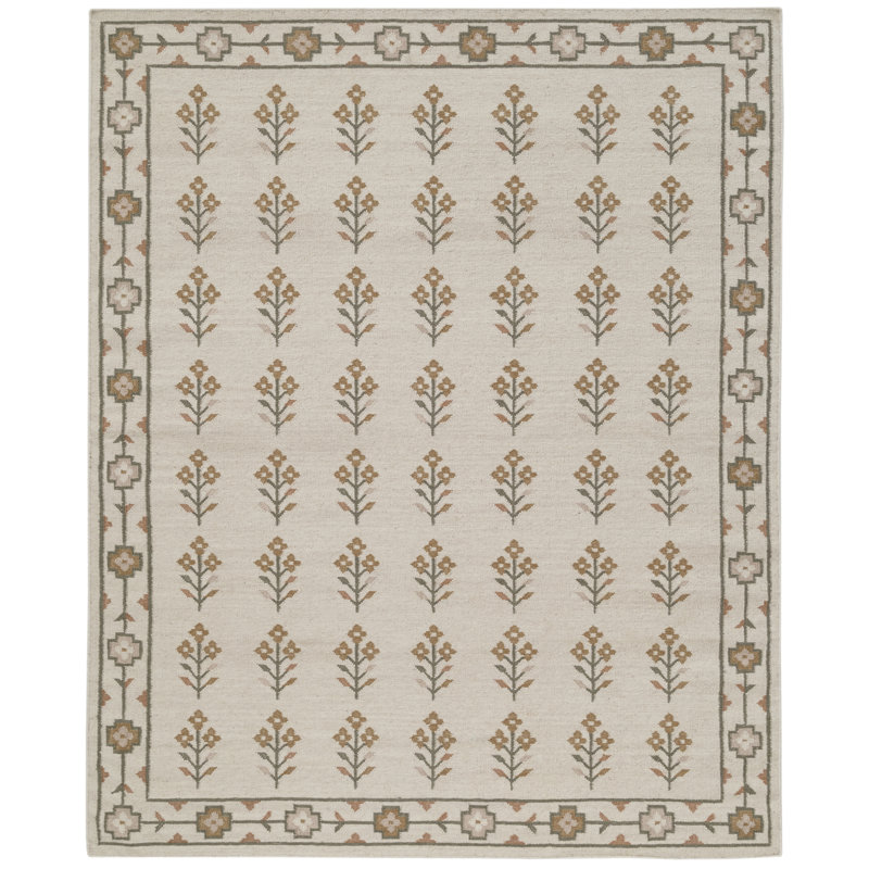 Tapis d'intérieur en laine Heidi, Ivoire ivoire, 3 pi x 5 pi