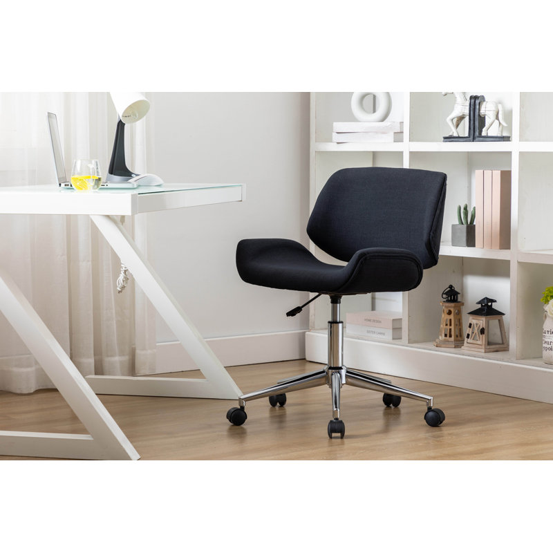 Chaise de bureau Amaka, Noir