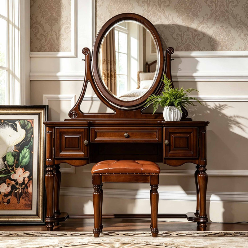 American style retro indoor dressing table