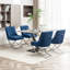 Chaise d'appoint rembourrée en velours Elian-101444836-122883345