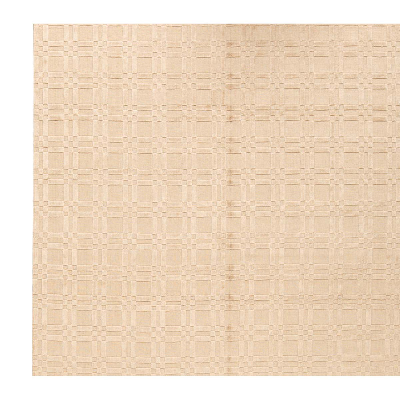 Geometric Area Rug in Beige