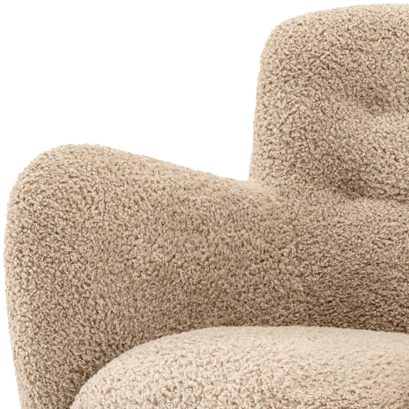Bixby Armchair, Canberra Sand Polyester