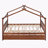 Saunderton Wooden House Bed with Trundle-298050781-298050780