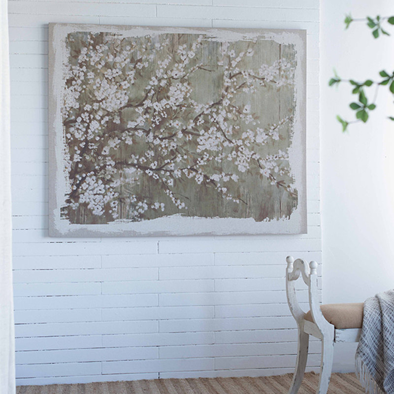 Grande fleur de cerisier, reproduction d'art sur toile