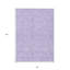 Tapis intérieur lavable floral lilas et mauve 8 pi x 10 pi