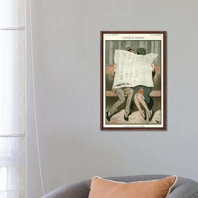 1920s La Vie Parisienne Magazine Plate by Joseph Kuhn-Regnier - Print on Canvas