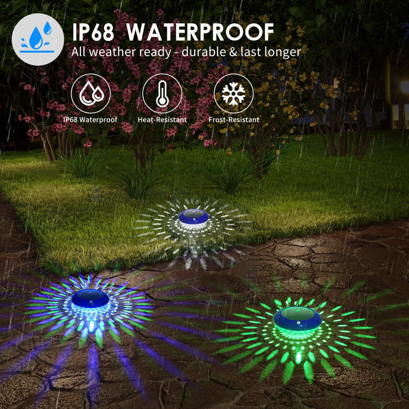 Solar Floating Pool Lights, RGB Colour Changing Pool Floating Light, IP68 Waterproof LED Solar Pool Lights That Float, Hangable Auto ON Off For Pool Hot Tub Wedding Path Party Decoration