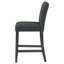Ensemble de 2 chaises de comptoir rembourrées Boucle