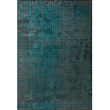 Rapture Navy/Gray Polka Dots Luxury Area Rug
