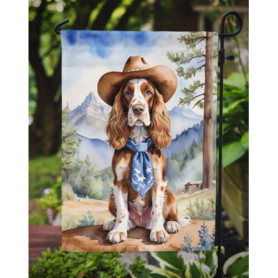 Drapeau Cowboy Welcome Garden