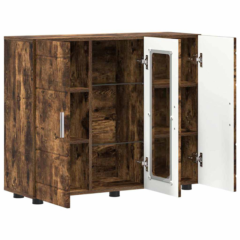 88.5cm Sideboard, Smoked Oak
