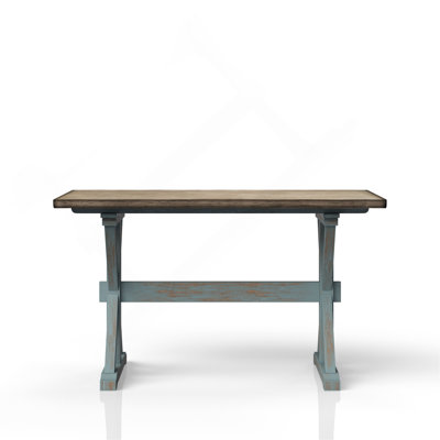 Table de salle à manger à hauteur de comptoir en X