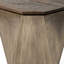 Table de bout en bois massif brun 21 po