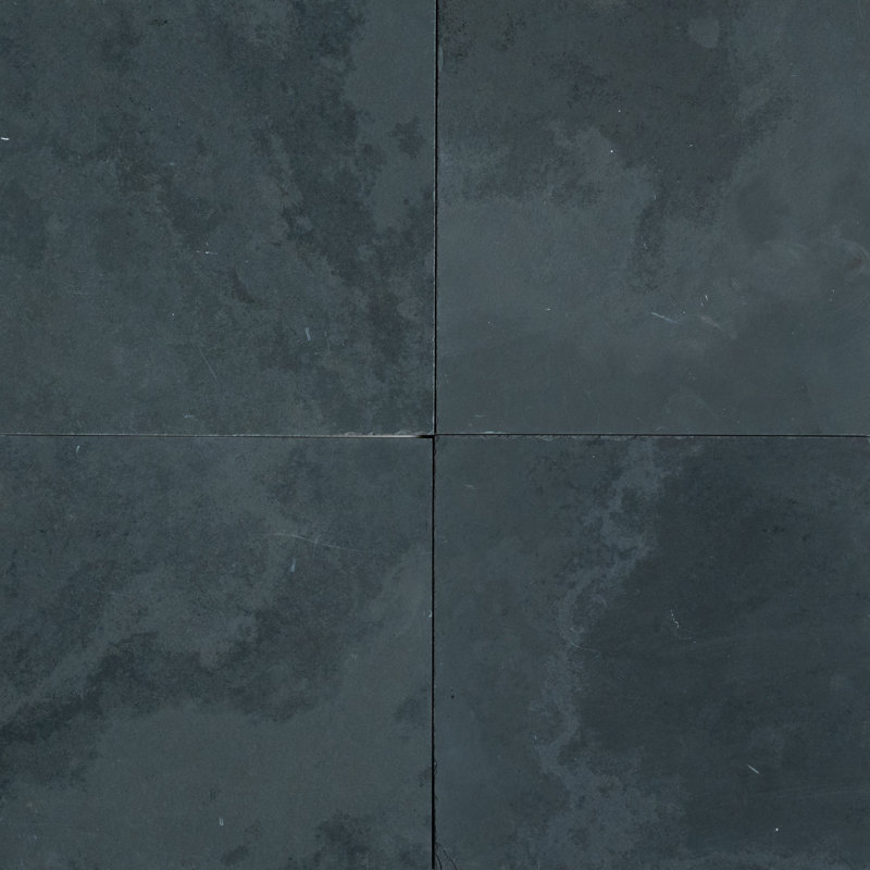 12" x 12" Slate Stone Look Wall & Floor Tile, Montauk Black