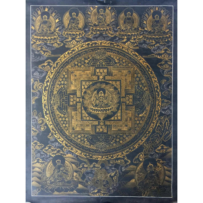 Lokeshvara Mandala Thangka (Brocadeless Thangka)