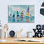  «Sailing In Color» par Max Maxx, art mural en verre acrylique, 16 po x 12 po