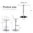 2 - Person Pedestal Dining Set