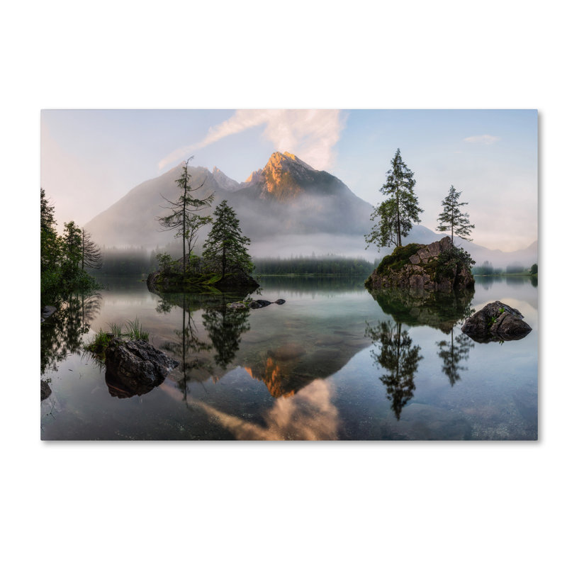 Daniel F 'Natures Awakening' Framed Canvas Art, 27" x 33"