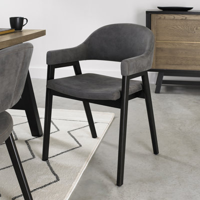 Upholstered Back Armchair