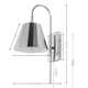 Rhoeva Single Light Iron Dimmable Plug-in Flush Mounted Sconce