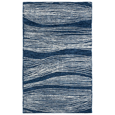 Mahli Hand Tufted Wool Pile Abstract Rug