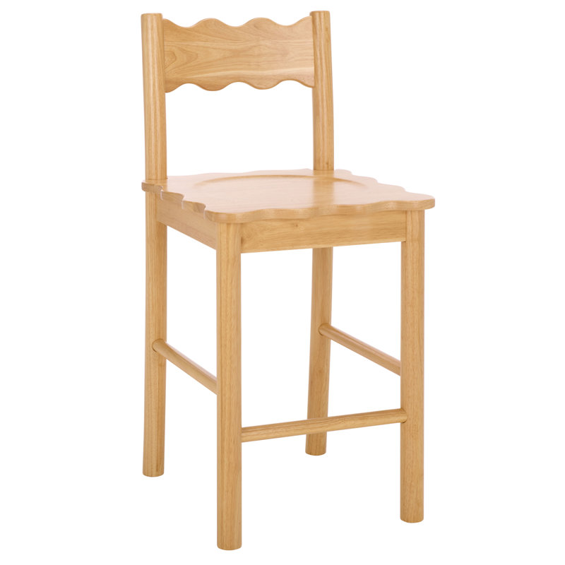 Chaise de comptoir Nolly, Naturel