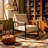 Ramaz Faux Leather Armchair-1034074989