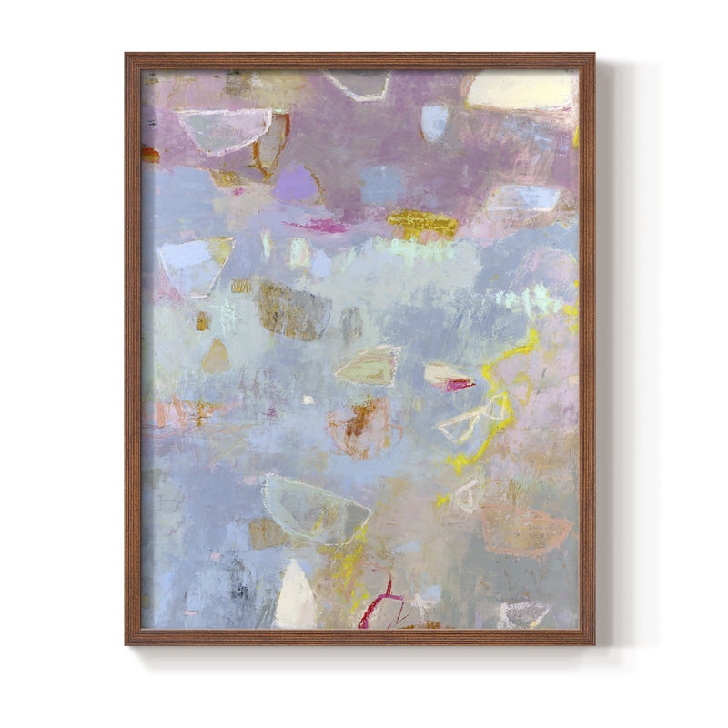 «Wh tandis que II», reproduction encadrée - bois massif, H 10 po x l 8 po, Brun