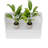  38" Rectangular Metal Planter Box,white-830160072
