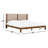 Finnian Unfinished Solid Wood Platform Bed-97243627-92929631